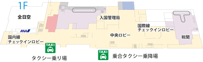タクシーのりばマップ